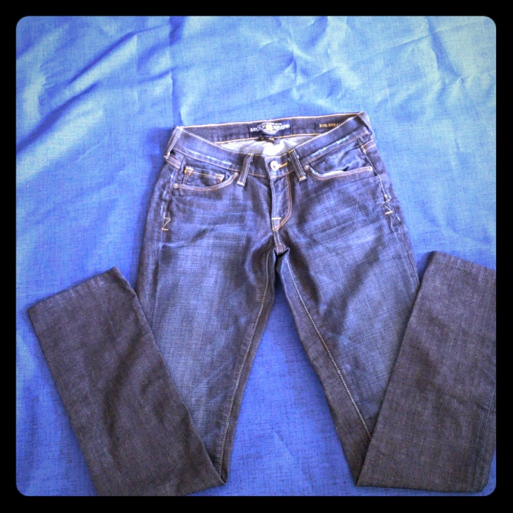 Lucky Brand Zoe straight Jeans 0/25 30" inseam